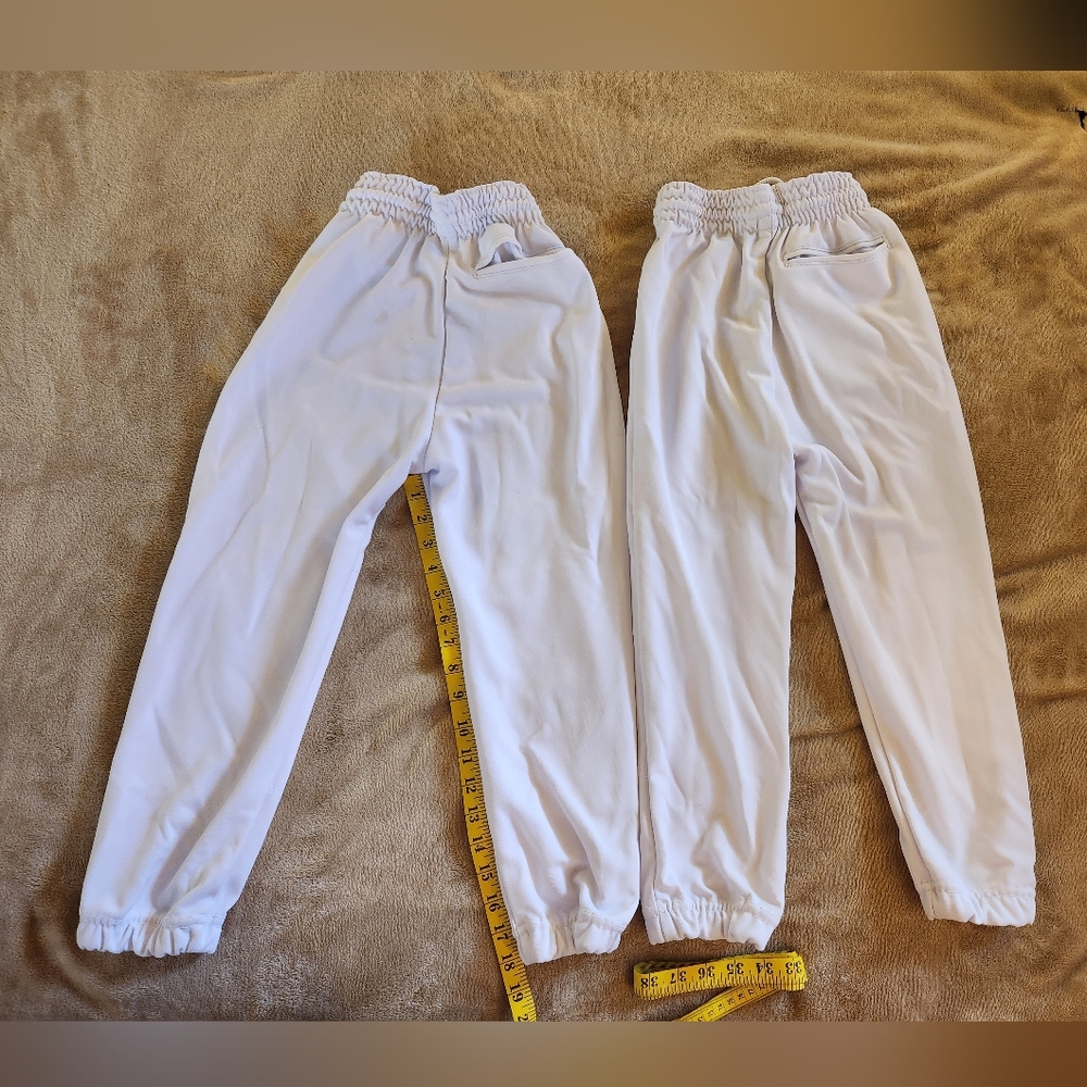 Youth Baseball Or Softball Pants Medium White - Picture 2 of 2
